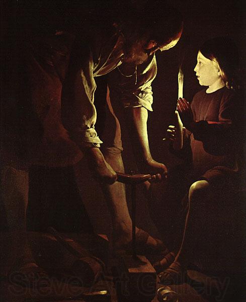 Georges de La Tour Joseph the Carpenter Norge oil painting art